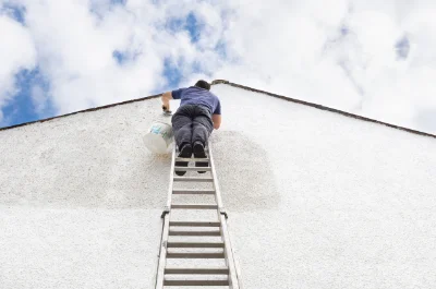 Peinture extérieure à Auzon — façades et ravalement